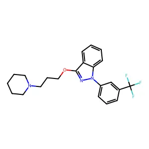 Piperazine, 1-(2-(4-methyl-5-thiazolyl)ethyl)-4-(2-pyridinyl)-, trihydrochloride structure