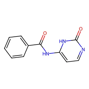 N4-Benzoylcytosine structure