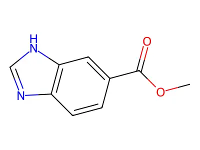 methyl 1H-1,3-benzodiazole-5-carboxylate structure