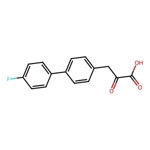3-(4'-Fluoro-[1,1'-biphenyl]-4-yl)-2-oxopropanoic acid structure