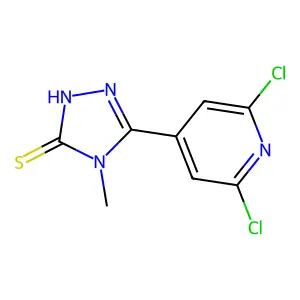 5-(2,6-Dichloropyridin-4-yl)-4-methyl-4H-1,2,4-triazole-3-thiol structure