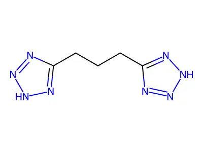 5,5'-(1,3-Propanediyl)bis(1H-tetrazole) structure