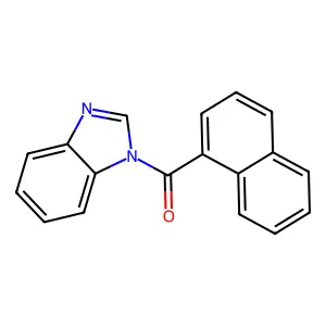 Benzimidazol-1-yl(naphthalen-1-yl)methanone structure