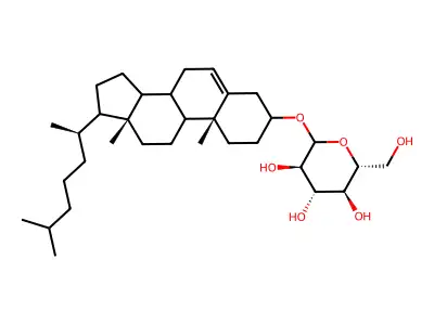 cholesteryl beta-D-glucoside structure