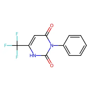 3-phenyl-6-(trifluoromethyl)-1H-pyrimidine-2,4-dione structure