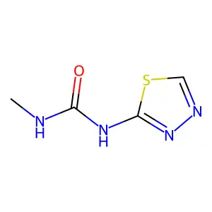 N-Methyl-N'-1,3,4-thiadiazol-2-ylurea structure
