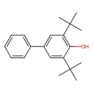 2,6-DI-Tert-butyl-P-phenylphenol structure