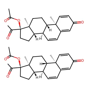 (17-acetyl-10,13-dimethyl-3-oxo-9,11,12,14,15,16-hexahydro-8H-cyclopenta[a]phenanthren-17-yl) acetate structure