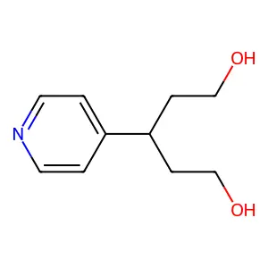 1,5-Pentanediol, 3-(4-pyridinyl)- structure