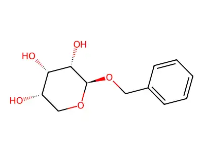 (2S,3S,4S,5S)-2-phenylmethoxyoxane-3,4,5-triol structure