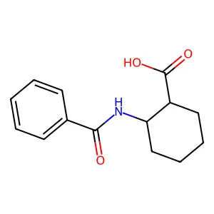(-)-cis-2-Benzamidocyclohexanecarboxylic Acid structure