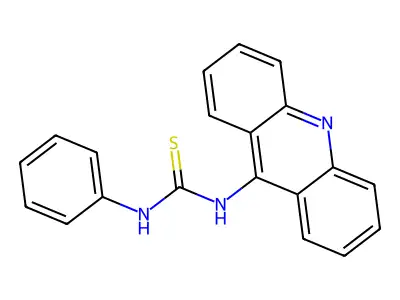 N-Acridin-9-yl-N'-phenylthiourea structure