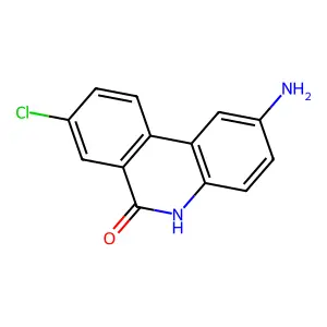 2-Amino-8-chlorophenanthridin-6(5h)-one structure