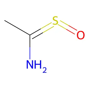 乙硫代酰胺S-氧化物 structure
