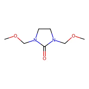 Bis(methoxymethyl)ethyleneurea structure