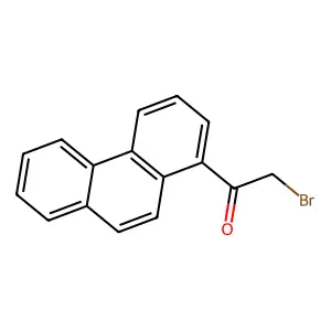 2-Bromo-1-phenanthren-1-ylethanone structure