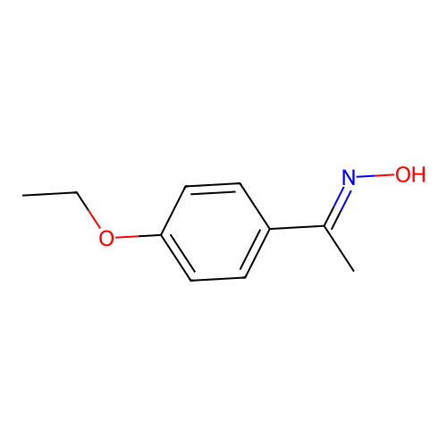 N-[1-(4-ethoxyphenyl)ethylidene]hydroxylamine structure