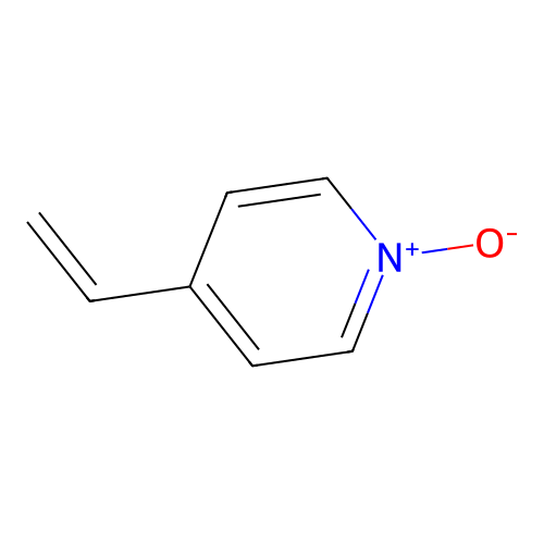 4-Ethenyl-1-oxidopyridin-1-ium structure