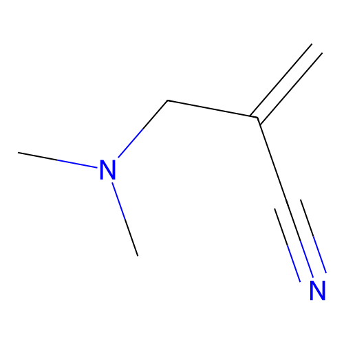 2-Dimethylaminomethylacrylonitrile structure