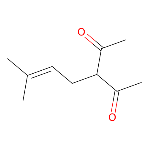 3-(3-Methyl-but-2-enyl)-pentane-2,4-dione structure
