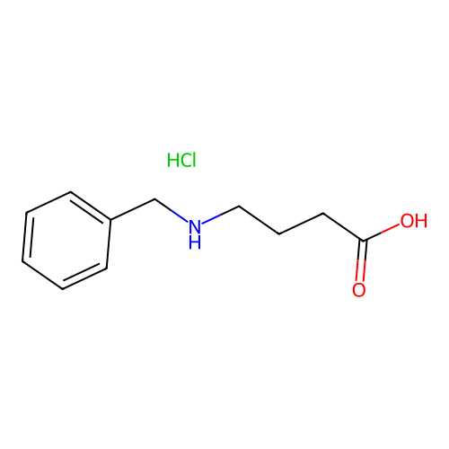 4-(Benzylamino)butyric acid hydrochloride structure