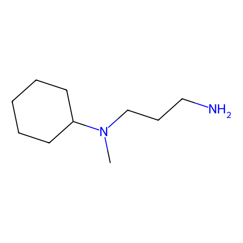 N-(3-aminopropyl)-N-methylcyclohexanamine structure