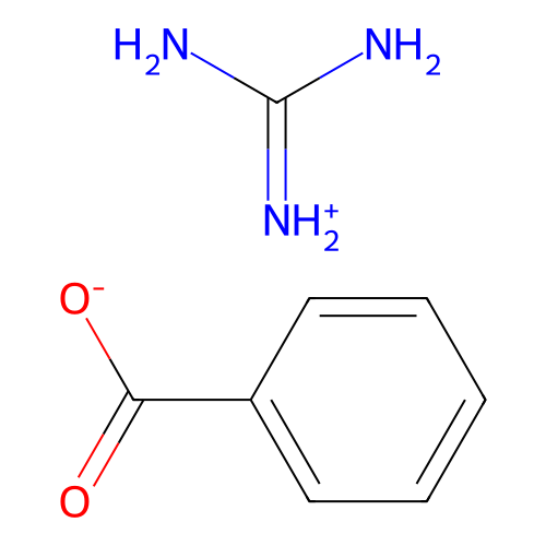 p-Guanidiniumbenzoate structure