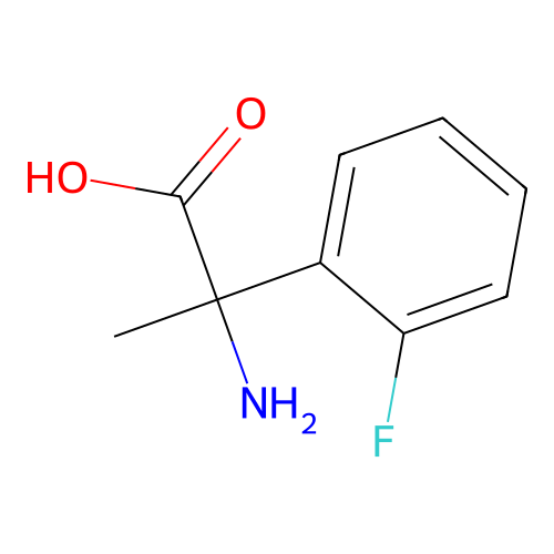 2-amino-2-(2-fluorophenyl)propanoic Acid structure