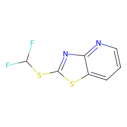 2-[(Difluoromethyl)thio]thiazolo[4,5-b]pyridine structure
