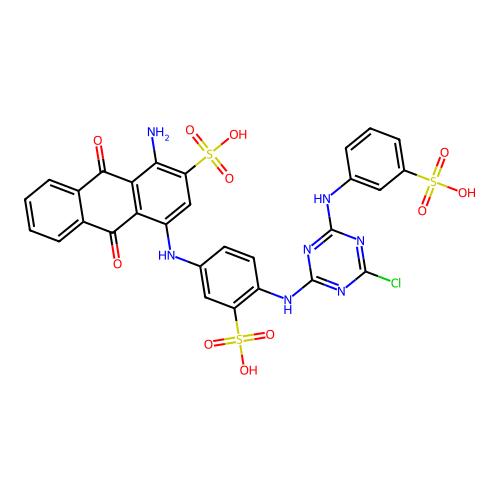 Reactive Blue 2 structure