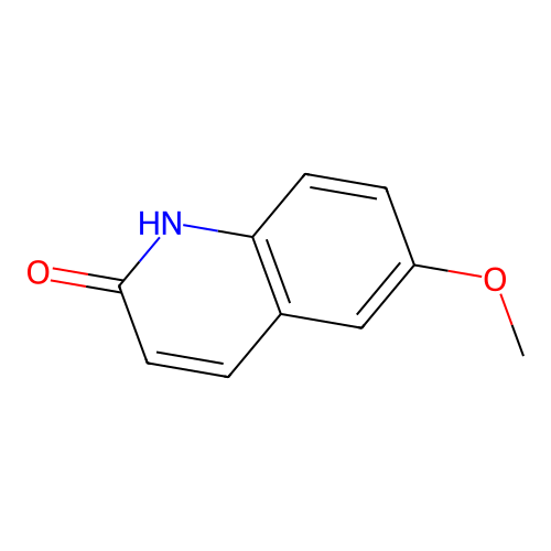 2-Hydroxy-6-methoxyquinoline structure