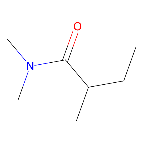 N,N,2-trimethylbutanamide structure