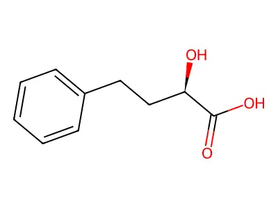 (R)-2-Hydroxy-4-phenylbutyric acid structure