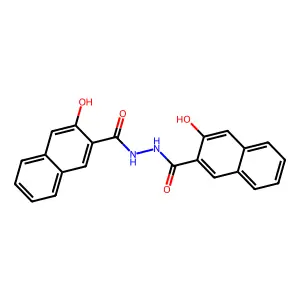 3-Hydroxy-N'-(3-hydroxy-2-naphthoyl)-2-naphthohydrazide structure
