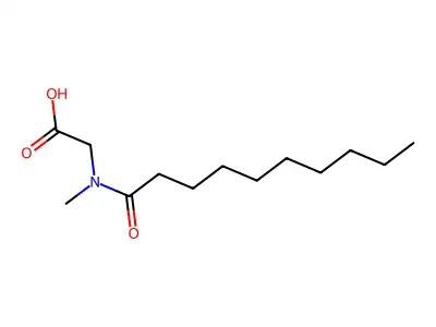Caproyl sarcosine structure