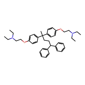 Ethanethiol, 2-((4-(2,6-xylyloxy)butyl)amino)-, hydrochloride structure