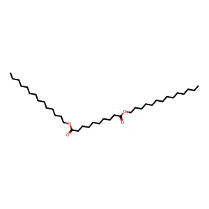 Ditetradecyl sebacate structure
