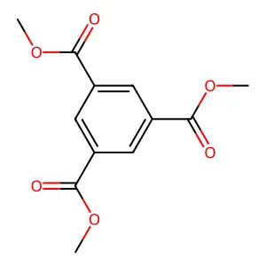 Trimethyl benzene-1,3,5-tricarboxylate structure