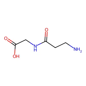 beta-Alanylglycine structure