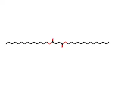 Ditetradecyl succinate structure