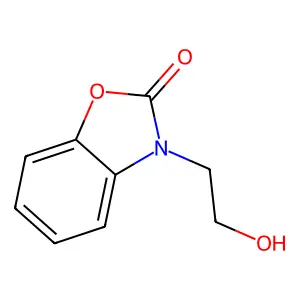 2-Benzoxazolinone, 3-(2-hydroxyethyl)- structure