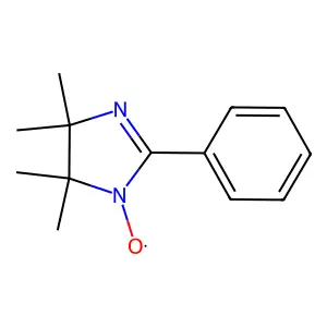 2-Phenyl 4,4,5,5-tetramethylimidazoline-1-oxyl structure