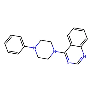 4-(4-Phenylpiperazin-1-yl)quinazoline structure
