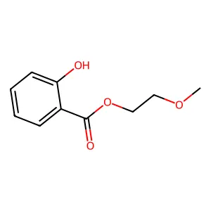 2-Methoxyethyl 2-hydroxybenzoate structure