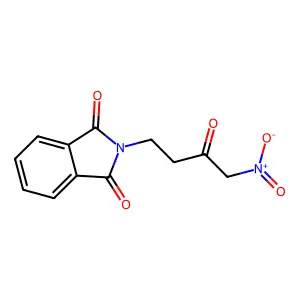 2-(4-nitro-3-oxobutyl)-1H-isoindole-1,3(2H)-dione structure