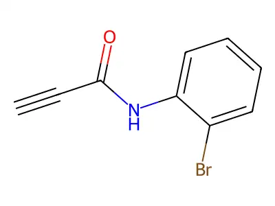 N-(2-bromophenyl)prop-2-ynamide structure