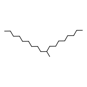 Octadecane, 9-methyl structure
