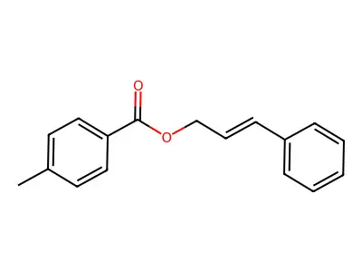 3-Phenyl-2-propen-1-yl 4-methylbenzoate structure
