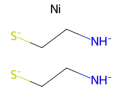 Nickel aminoethanethiol structure