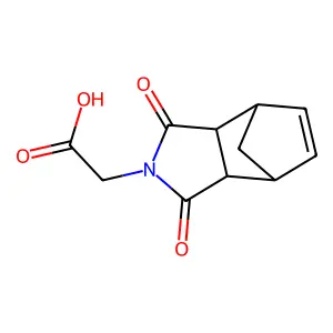 (3,5-Dioxo-4-aza-tricyclo[5.2.1.0*2,6*]dec-8-en-4-yl)-acetic acid structure
